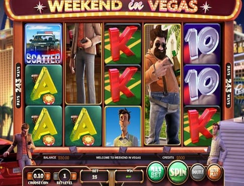 Игра Weekend in Vegas - скаттер Скаттер в игре Weekend in Vegas